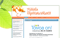 Desktop Screenshot of mikkelinvapaaseurakunta.fi